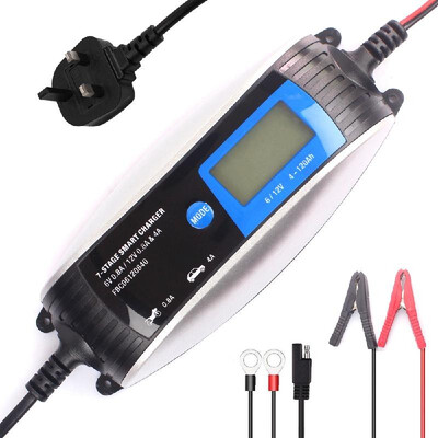 FOXSUR 12V 08A4A 6V 08A 7-stage AGM GEL WET EFB Battery Charger LCD Intelligent Battery-charger for Toy Motorcycle Car
FOXSUR 12V 08A4A 6V 08A 7-stage AGM GEL WET EFB Battery Charger LCD Intelligent Battery-charger for Toy Motorcycle Car