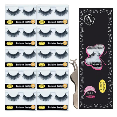 Anself 10 Pairs Fake Eyelashes with False Lashes Applicator Long Thick Curly Lashes Makeup Lashes Strip for Eye Makeup
Anself 10 Pairs Fake Eyelashes with False Lashes Applicator Long Thick Curly Lashes Makeup Lashes Strip for Eye Makeup