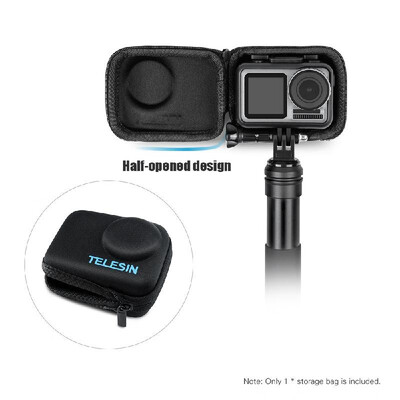 TELESIN Portable Travel Mini Carry Case Shell Cover EVA Protective Storage Bag Pouch with Zipper for DJI OSMO Action Camera
TELESIN Portable Travel Mini Carry Case Shell Cover EVA Protective Storage Bag Pouch with Zipper for DJI OSMO Action Camera