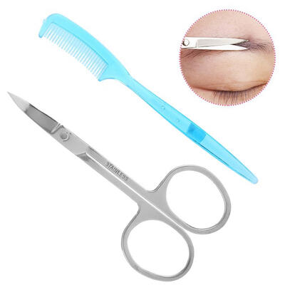 Greensen Professional Women Makeup Eyebrow Scissors Trimmer Eyelash Eyebrow Comb Set Makeup Tool
Greensen Professional Women Makeup Eyebrow Scissors Trimmer Eyelash Eyebrow Comb Set Makeup Tool