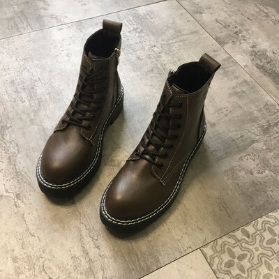 Martin Boots Female British Wind Autumn Retro Uzzang Side Zipper Shoes Thick-soled Locomotive Boots
Martin Boots Female British Wind Autumn Retro Uzzang Side Zipper Shoes Thick-soled Locomotive Boots