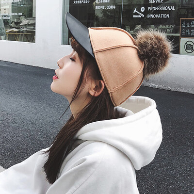 Hat female autumn&winter hair duck tongue cap 100 British hat Korean version of the new big hair ball baseball equestrian cap
Hat female autumn&winter hair duck tongue cap 100 British hat Korean version of the new big hair ball baseball equestrian cap