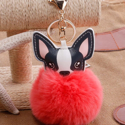 Key Rabbit Special Pendant New Leather Rabbit Fur Ball French Bulldog Keychain Ball Dog Bulldog Keychain
Key Rabbit Special Pendant New Leather Rabbit Fur Ball French Bulldog Keychain Ball Dog Bulldog Keychain