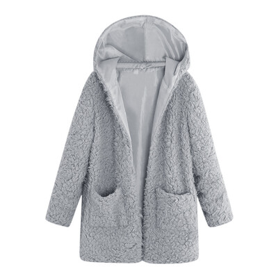 Roseonmyhand Womens Ladies Warm Artificial Wool Jacket Winter Outerwear Hooded Pockets Coat 
Roseonmyhand Womens Ladies Warm Artificial Wool Jacket Winter Outerwear Hooded Pockets Coat
