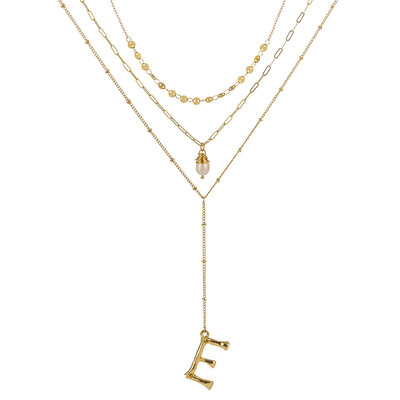 Gold Color Initial natural freshwater pearl Necklace Personalized Letter Necklace Jewelry For Women Accessories Girlfriend Gift
Gold Color Initial natural freshwater pearl Necklace Personalized Letter Necklace Jewelry For Women Accessories Girlfriend Gift