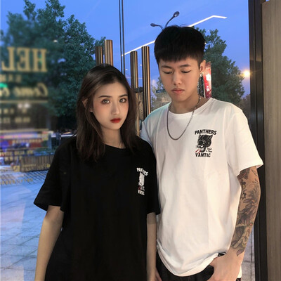 Womens Korean Style Loose Round Neck Cartoon Tiger Head & Letters Print Short Sleeve T-Shirt
Womens Korean Style Loose Round Neck Cartoon Tiger Head & Letters Print Short Sleeve T-Shirt