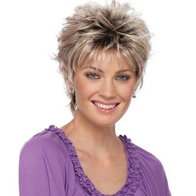 High-temperature Synthetic Fiber Synthetic Curly Wigs for Women Short Small Curl Wig Natural Gradient Color Hairpiece
High-temperature Synthetic Fiber Synthetic Curly Wigs for Women Short Small Curl Wig Natural Gradient Color Hairpiece