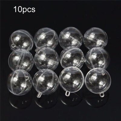 50x Clear Fillable Ball Gift Plastic Baubles Christmas Tree Transparent Ornament
50x Clear Fillable Ball Gift Plastic Baubles Christmas Tree Transparent Ornament