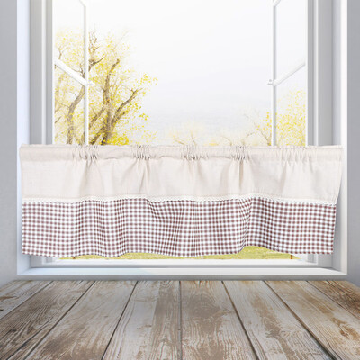Greensen Cafe Short Panel Curtain Kitchen Small Window Valance Nature Cotton Linen Fabric
Greensen Cafe Short Panel Curtain Kitchen Small Window Valance Nature Cotton Linen Fabric