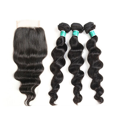 Amazing Star Loose Wave with Closure Malaysian Virgin Hair Bundles with Closure Human Hair with Hand Tied Closure Free Part
Amazing Star Loose Wave with Closure Malaysian Virgin Hair Bundles with Closure Human Hair with Hand Tied Closure Free Part