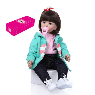 Decdeal 24 inch Reborn Baby Doll Big Size Lifelike Silicone Rebirth Dolls Soft Touch Girl Princess Dolls for Kids Birthday Toddler
Decdeal 24 inch Reborn Baby Doll Big Size Lifelike Silicone Rebirth Dolls Soft Touch Girl Princess Dolls for Kids Birthday Toddler