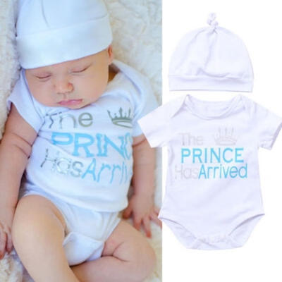 Cute Lovely Newborn Baby Boys Cotton Letter Print Short Sleeve Clothes Romper Jumpsuit Bodysuit Hat Outfits
Cute Lovely Newborn Baby Boys Cotton Letter Print Short Sleeve Clothes Romper Jumpsuit Bodysuit Hat Outfits