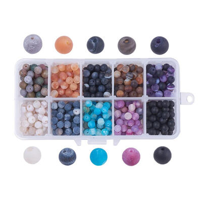 Natural Weathered Agate Beads Dyed Frosted Round Mixed Color 6mm Hole 1mm about 50pcscomparment 500pcsbox
Natural Weathered Agate Beads Dyed Frosted Round Mixed Color 6mm Hole 1mm about 50pcscomparment 500pcsbox