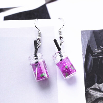 EK642 Hot Creative Unique Bubble Tea Drop Earrings for Women Personality Milk Tea Drink Earring Funny Party Jewelry Girl Gift
EK642 Hot Creative Unique Bubble Tea Drop Earrings for Women Personality Milk Tea Drink Earring Funny Party Jewelry Girl Gift