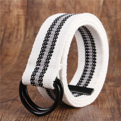 Canvas belt fashion black Alloy double ring buckle Men belt casual simple Men&Women cowboy pants belt
Canvas belt fashion black Alloy double ring buckle Men belt casual simple Men&Women cowboy pants belt