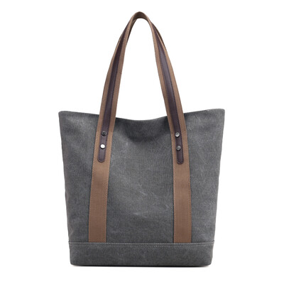 Simple canvas bag shopping bag type shoulder bag rivet tote bag leisure handbag bulk bag
Simple canvas bag shopping bag type shoulder bag rivet tote bag leisure handbag bulk bag
