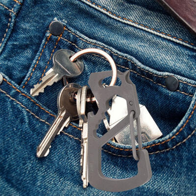 Greensen Multifunctional Titanium Alloy Outdoor Key Chain Hook Camping Fast Hang Carabiner Clip Safety
Greensen Multifunctional Titanium Alloy Outdoor Key Chain Hook Camping Fast Hang Carabiner Clip Safety