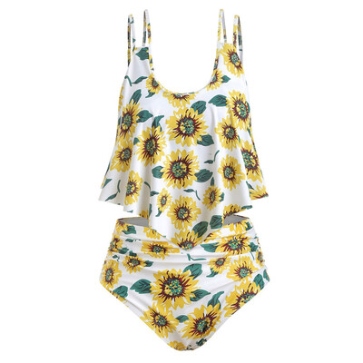 Roseonmyhand Women Two Pieces Bathing Suits Top Ruffled With High Waisted Bottom Bikini Set
Roseonmyhand Women Two Pieces Bathing Suits Top Ruffled With High Waisted Bottom Bikini Set