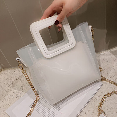 Summer jelly women2019 new style Korean style high-capacity transparent all-in-one bag
Summer jelly women2019 new style Korean style high-capacity transparent all-in-one bag