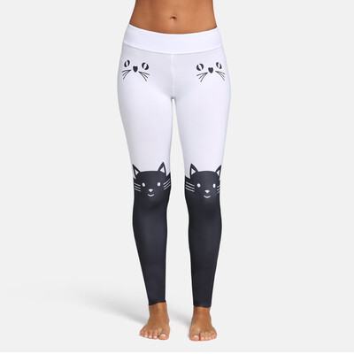Tailored Fashion Women Leggings Yoga Sport Mid Waist Cat Print Color Block Skinny Pants
Tailored Fashion Women Leggings Yoga Sport Mid Waist Cat Print Color Block Skinny Pants