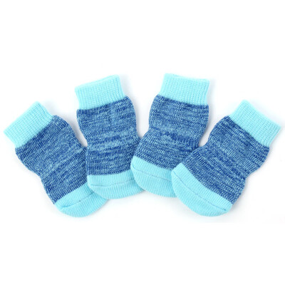 Sweet 4pcs Pet Small Dog Shoes Socks Anti-slip Warm Socks Cotton Knit Socks Skid Bottom 
Sweet 4pcs Pet Small Dog Shoes Socks Anti-slip Warm Socks Cotton Knit Socks Skid Bottom