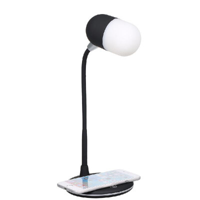 BT Music Lamp&Wireless Charger 3 in 1 Three Levels Light Lamp LED Eye-caring Booklight Wireless Music Loudspeaker for Study La
BT Music Lamp&Wireless Charger 3 in 1 Three Levels Light Lamp LED Eye-caring Booklight Wireless Music Loudspeaker for Study La