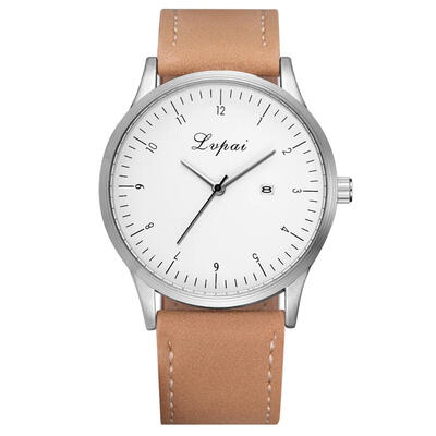 Lvpai Large Round Dial Quartz Watch Men PU Leather Strap Analog Wristwatch
Lvpai Large Round Dial Quartz Watch Men PU Leather Strap Analog Wristwatch