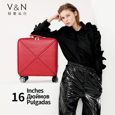 Simple suitcase personalized luggage trolley case universal wheel 18 inch boarding suitcase red case
Simple suitcase personalized luggage trolley case universal wheel 18 inch boarding suitcase red case