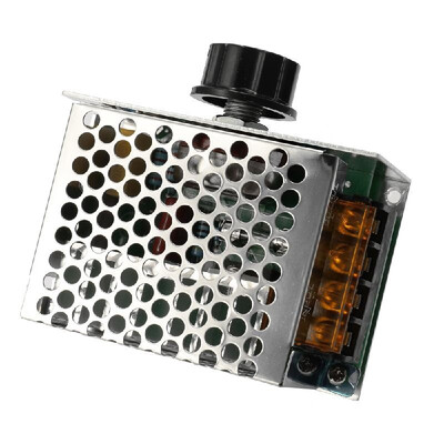 4000W 220V SCR Voltage Regulator Speed Control Driver Dimming Dimmer Thermostat with Safety Protect Case
4000W 220V SCR Voltage Regulator Speed Control Driver Dimming Dimmer Thermostat with Safety Protect Case