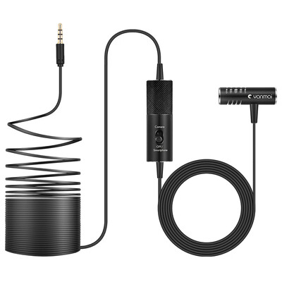 Yanmai Professional Lavalier Microphone Clip-on Lapel Mic Omni-directional Condenser Microphone Audio Recorders Youtube Interview
Yanmai Professional Lavalier Microphone Clip-on Lapel Mic Omni-directional Condenser Microphone Audio Recorders Youtube Interview