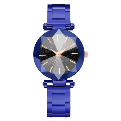 Watch ladies Korean version of the starry face color steel belt quartz watch trend female watch
Watch ladies Korean version of the starry face color steel belt quartz watch trend female watch
