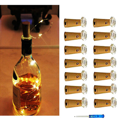 Gobestart 14Pcs Cork Shaped LED Night Light Starry Light Wine Bottle Lamp For Party Decor
Gobestart 14Pcs Cork Shaped LED Night Light Starry Light Wine Bottle Lamp For Party Decor