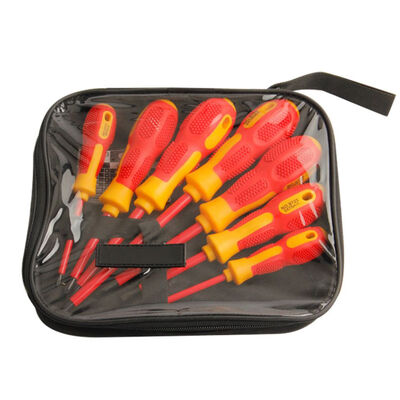 7pcs Magnetic CR-V PHSL Slotted Insulated Screwdriver Set Electrician 1000V Voltage Resistant Multifunctions Hand Tools
7pcs Magnetic CR-V PHSL Slotted Insulated Screwdriver Set Electrician 1000V Voltage Resistant Multifunctions Hand Tools