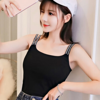 2019 Summer New Style Elegant Fashion Design Womens Sleeveless U Neck Letter Print Spaghetti Strap Sleeveless Pullover Camisole
2019 Summer New Style Elegant Fashion Design Womens Sleeveless U Neck Letter Print Spaghetti Strap Sleeveless Pullover Camisole