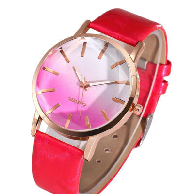 Popular Gradual Color Scale Ladies WristWatch Temperament Beautiful Simple Gifts Fashion Girls 2018 Womens Quartz watch D
Popular Gradual Color Scale Ladies WristWatch Temperament Beautiful Simple Gifts Fashion Girls 2018 Womens Quartz watch D