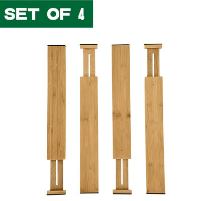 Gobestart Bamboo Drawer Divider Adjustable & Expendable Kitchen Drawer Organizer Set Of 4
Gobestart Bamboo Drawer Divider Adjustable & Expendable Kitchen Drawer Organizer Set Of 4