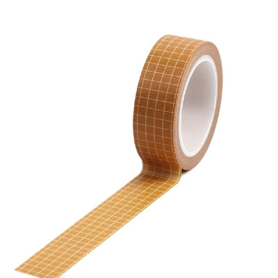 15mm×10m Grid Printed Pattern Pure Color Washi Tape Sticky Adhesive Paper Decorative Masking Paper Tape for Scrapbooking DIY Decor
15mm×10m Grid Printed Pattern Pure Color Washi Tape Sticky Adhesive Paper Decorative Masking Paper Tape for Scrapbooking DIY Decor