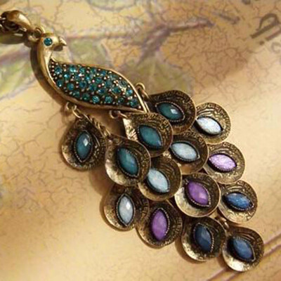 Blue Peacock Long Chain Necklace Colorful Feather Design Retro Sweater Chain Necklaces & Pendants
Blue Peacock Long Chain Necklace Colorful Feather Design Retro Sweater Chain Necklaces & Pendants