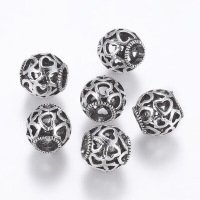 Tibetan Style Alloy European Beads Large Hole Beads Rondelle Antique Silver 10x10mm Hole 5mm
Tibetan Style Alloy European Beads Large Hole Beads Rondelle Antique Silver 10x10mm Hole 5mm
