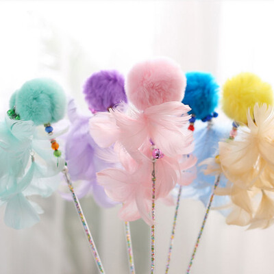 Pet Toy Teaser And Exerciser Wand For Cat And Kitten Furry Ball Colorful Bells And Feather Interactive Cat Toy
Pet Toy Teaser And Exerciser Wand For Cat And Kitten Furry Ball Colorful Bells And Feather Interactive Cat Toy