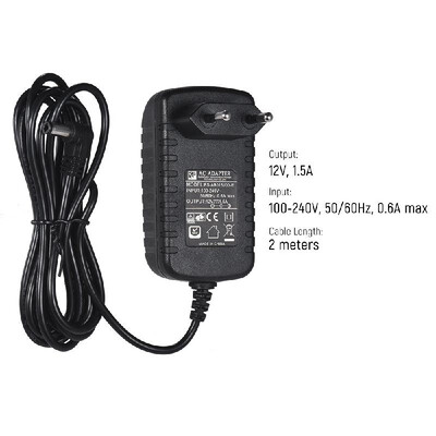 12V 15A AC Power Adapter for Viltrox L116T L116B L132T L132B VL-162T LED Video Lights 100-240V Wide Voltage
12V 15A AC Power Adapter for Viltrox L116T L116B L132T L132B VL-162T LED Video Lights 100-240V Wide Voltage
