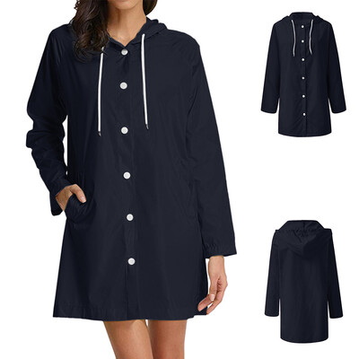 Roseonmyhand Women Solid Rain Jacket Outdoor Plus Size Waterproof Hooded Windproof Loose Coat
Roseonmyhand Women Solid Rain Jacket Outdoor Plus Size Waterproof Hooded Windproof Loose Coat