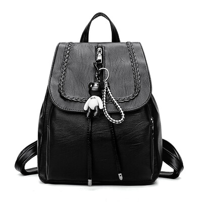 Wholesale new tide campus fashion wild lady backpack leisure travel pu soft leather personality small new backpack
Wholesale new tide campus fashion wild lady backpack leisure travel pu soft leather personality small new backpack