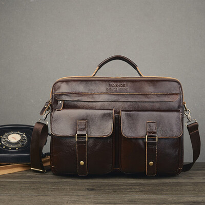 Tailored Men Bag Leather Tote Multilayer Zipper Men Briefcase Shoulder Messenger Bag
Tailored Men Bag Leather Tote Multilayer Zipper Men Briefcase Shoulder Messenger Bag