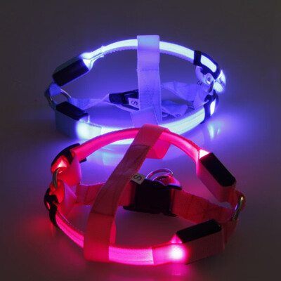Pet Dog LED Glowing Harnesses Battery Operated Light Chest Strap Puppy Dog Fashion Glow Nylon Harnesses Outdoor Walking Supplies
Pet Dog LED Glowing Harnesses Battery Operated Light Chest Strap Puppy Dog Fashion Glow Nylon Harnesses Outdoor Walking Supplies