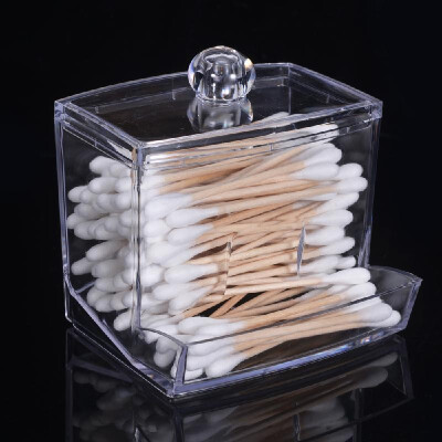 New Acrylic Cotton Swabs Storage Holder Box Transparent Makeup Case Cosmetic Container
New Acrylic Cotton Swabs Storage Holder Box Transparent Makeup Case Cosmetic Container