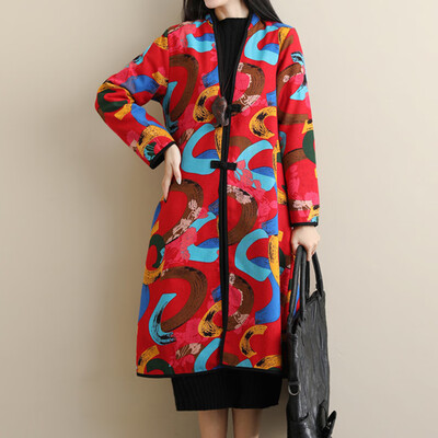 〖Follure〗Women Folk-Custom Print Long Cotton Thick Jacket Parka Outwear Windbreaker Coat
〖Follure〗Women Folk-Custom Print Long Cotton Thick Jacket Parka Outwear Windbreaker Coat