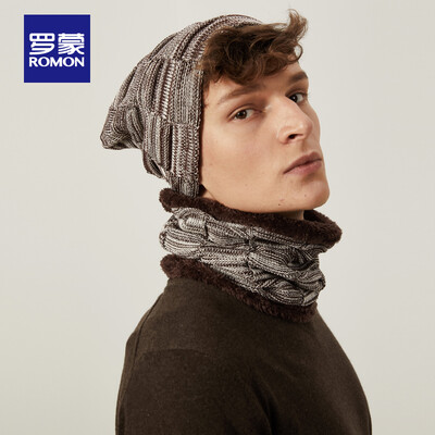 ROMON ROMON autumn&winter hat mens trend wild warm neck set wool hat plus velvet knit hat windproof cap combination coffee
ROMON ROMON autumn&winter hat mens trend wild warm neck set wool hat plus velvet knit hat windproof cap combination coffee