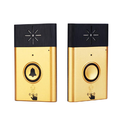 Wireless Voice Intercom Doorbell 2-way Talk Monitor with 1Outdoor Unit Button 2 Indoor Unit Receiver Smart Home Security Door Be
Wireless Voice Intercom Doorbell 2-way Talk Monitor with 1Outdoor Unit Button 2 Indoor Unit Receiver Smart Home Security Door Be