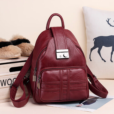 Tailored Women Backpack Simple Casual Soft Leather Anti-theft Travel Small Backpack
Tailored Women Backpack Simple Casual Soft Leather Anti-theft Travel Small Backpack